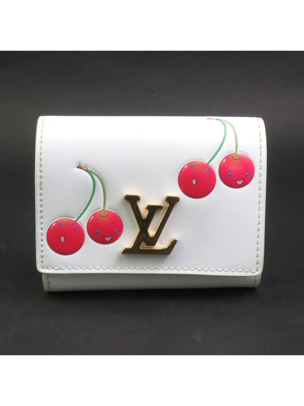 Louis Vuitton Bifold Wallet LV x Takashi Murakami Portefeuille Capucines Tiny